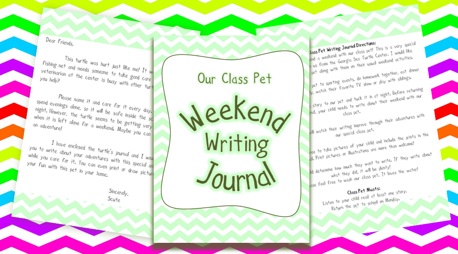 FUNdamentals Of Firsts Class Pet Weekend Journal FREEBIE!!